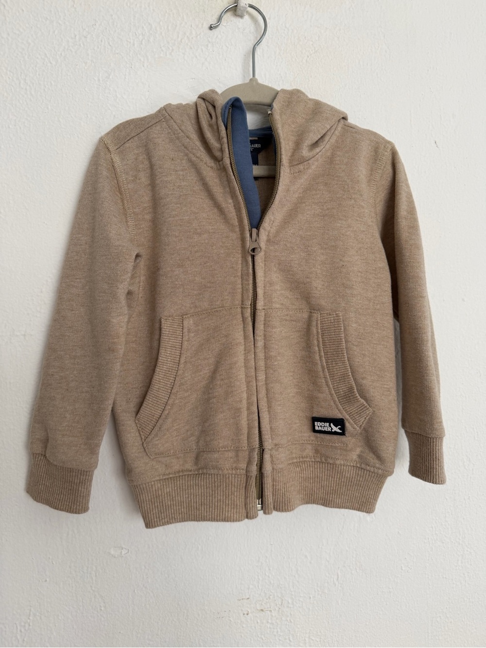 Eddie Bauer Kids Beige/Tan Full-Zip Hoodie